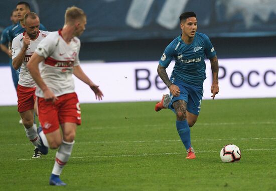 Football. Russian Football Premier League. Zenit vs. Spartak