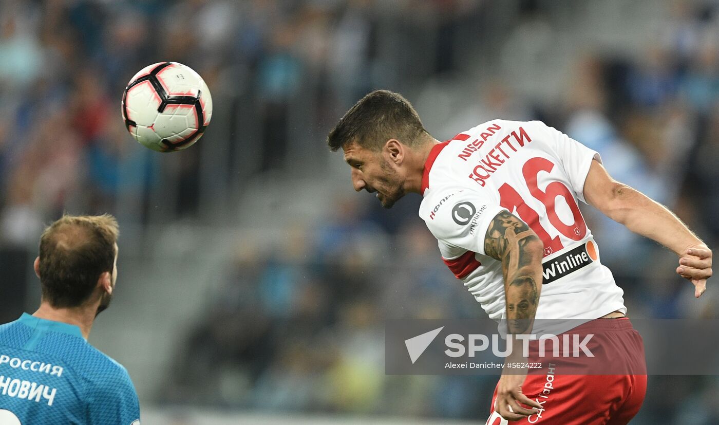 Football. Russian Football Premier League. Zenit vs. Spartak