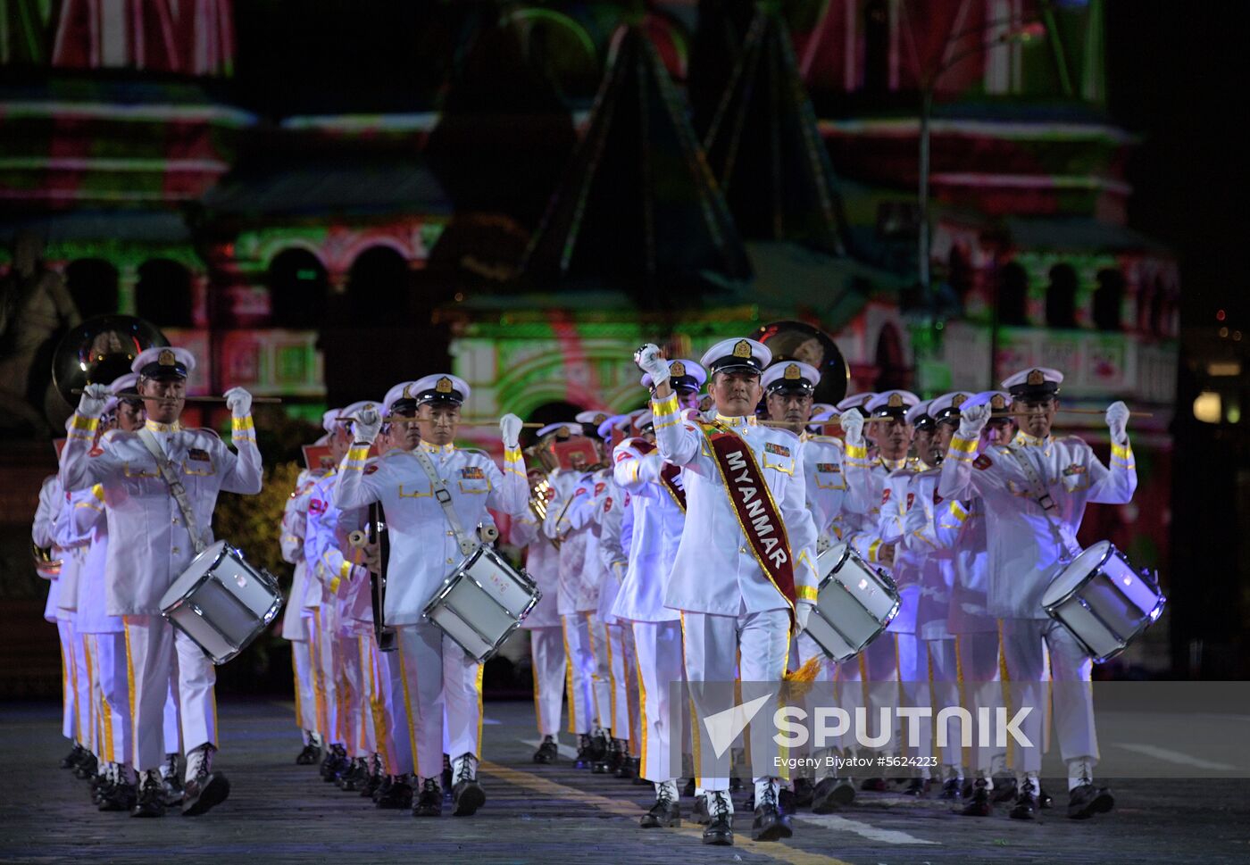 2018 Spasskaya Tower Military Music Festival closing ceremony