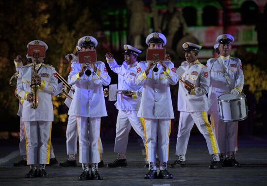 2018 Spasskaya Tower Military Music Festival closing ceremony