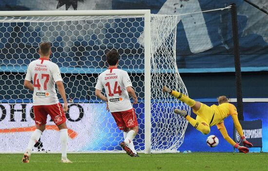 Football. Russian Football Premier League. Zenit vs. Spartak