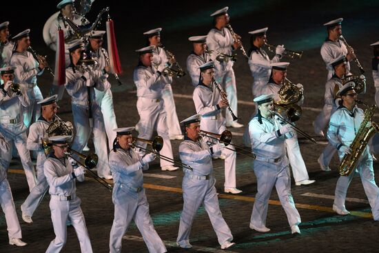 2018 Spasskaya Tower Military Music Festival closing ceremony