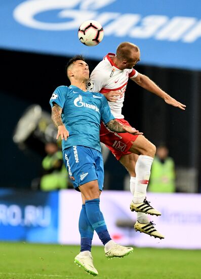 Football. Russian Football Premier League. Zenit vs. Spartak