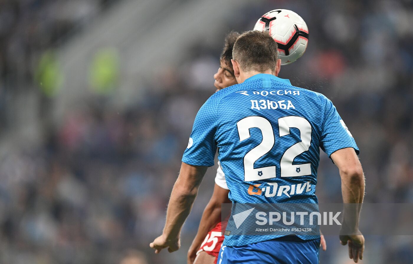 Football. Russian Football Premier League. Zenit vs. Spartak