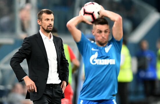 Football. Russian Football Premier League. Zenit vs. Spartak