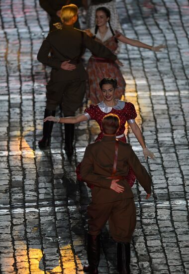 2018 Spasskaya Tower Military Music Festival closing ceremony