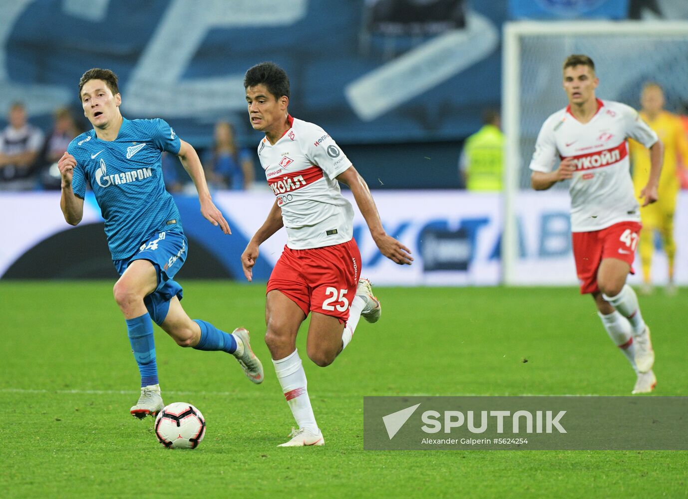 Football. Russian Football Premier League. Zenit vs. Spartak