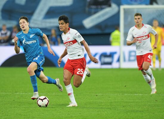 Football. Russian Football Premier League. Zenit vs. Spartak