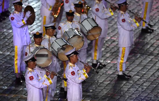 2018 Spasskaya Tower Military Music Festival closing ceremony