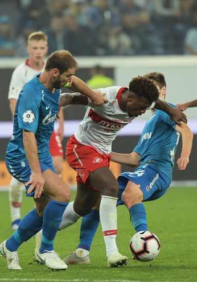 Football. Russian Football Premier League. Zenit vs. Spartak