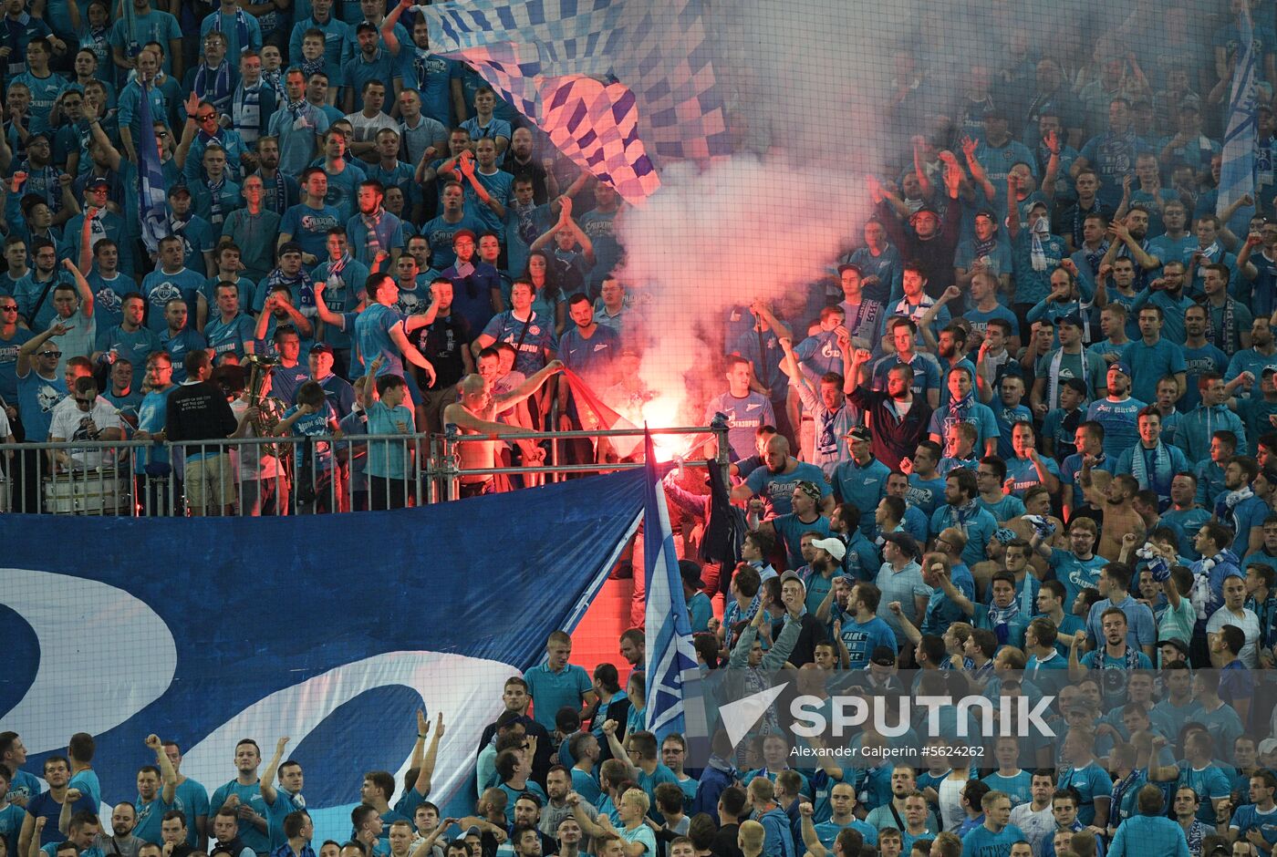 Football. Russian Football Premier League. Zenit vs. Spartak