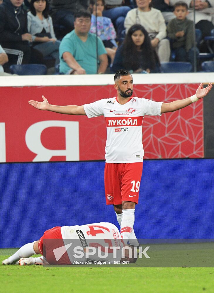 Football. Russian Football Premier League. Zenit vs. Spartak