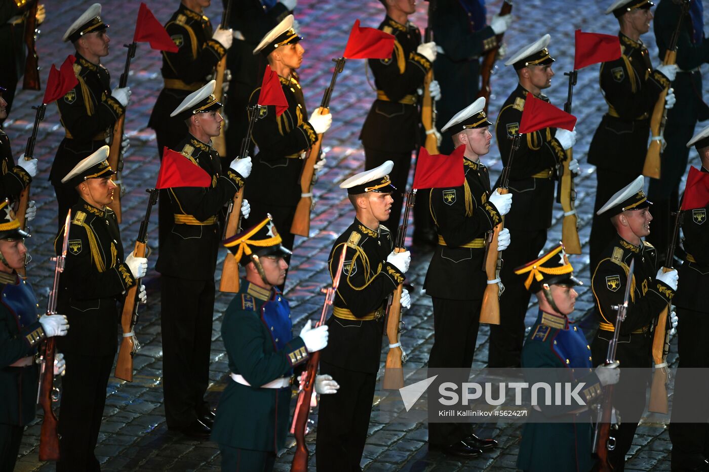 2018 Spasskaya Tower Military Music Festival closing ceremony