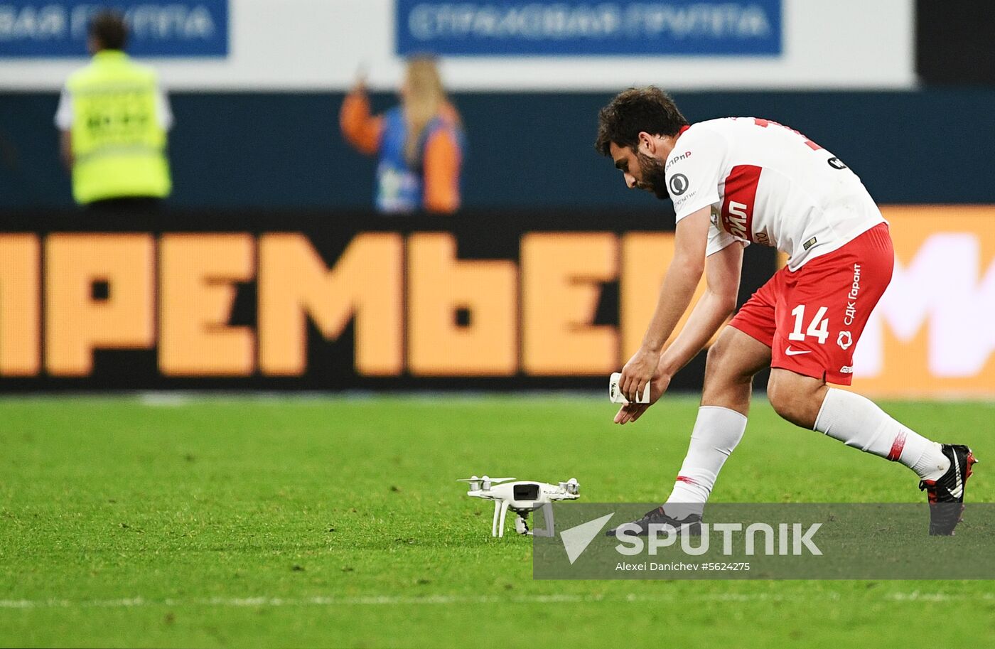 Football. Russian Football Premier League. Zenit vs. Spartak