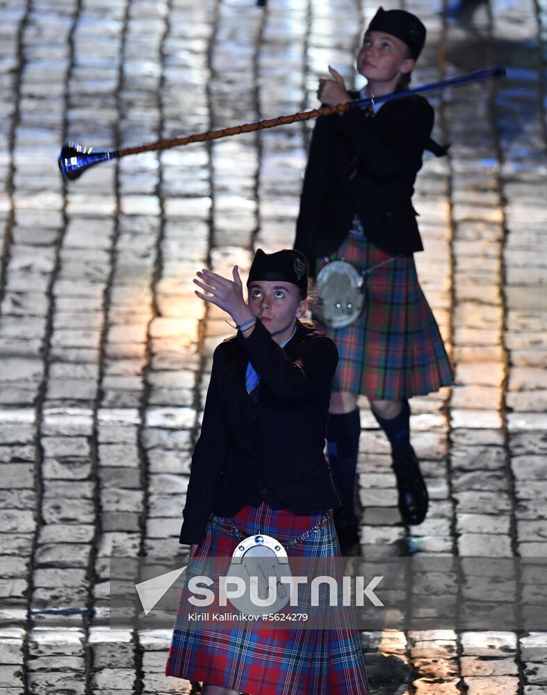 2018 Spasskaya Tower Military Music Festival closing ceremony