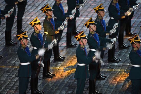 2018 Spasskaya Tower Military Music Festival closing ceremony