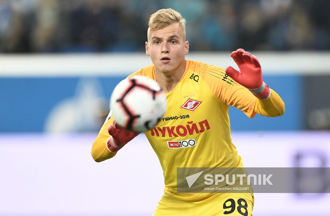 Football. Russian Football Premier League. Zenit vs. Spartak