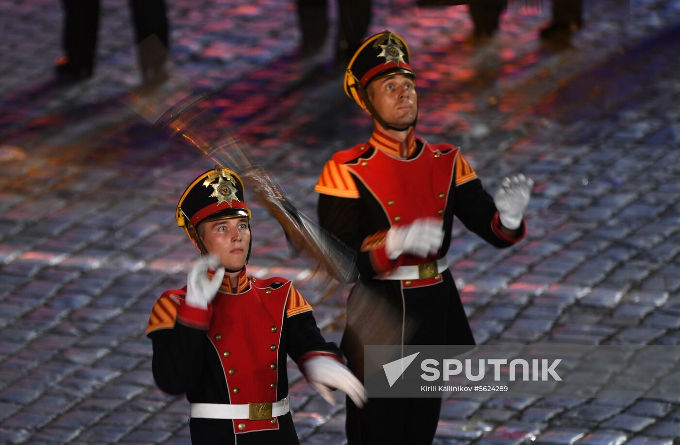 2018 Spasskaya Tower Military Music Festival closing ceremony