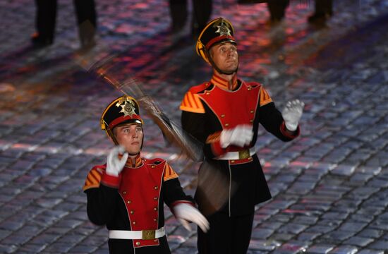 2018 Spasskaya Tower Military Music Festival closing ceremony