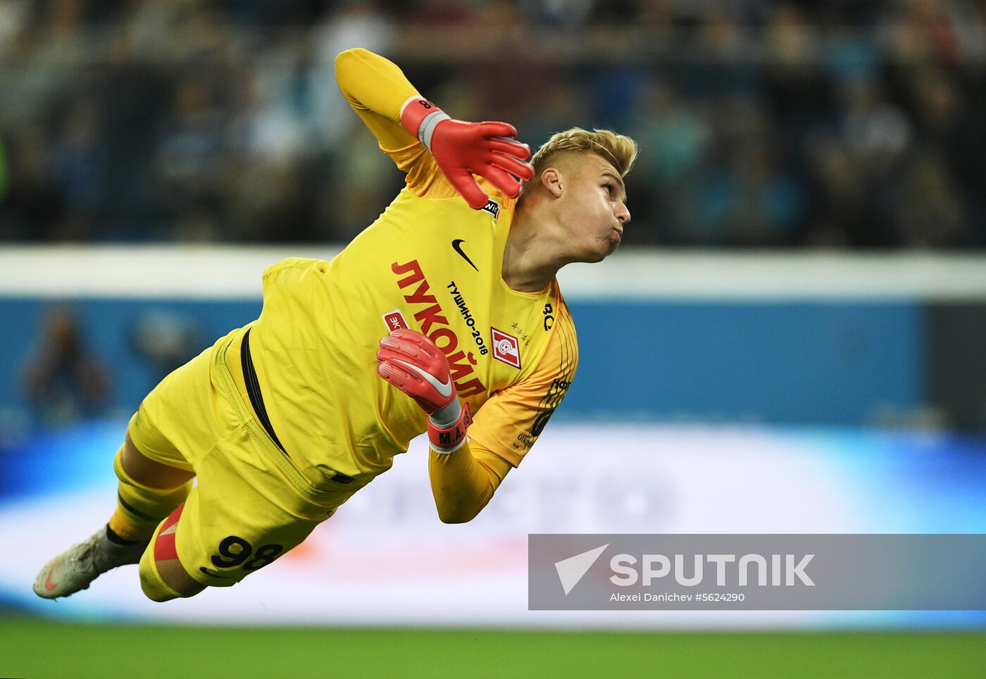 Football. Russian Football Premier League. Zenit vs. Spartak