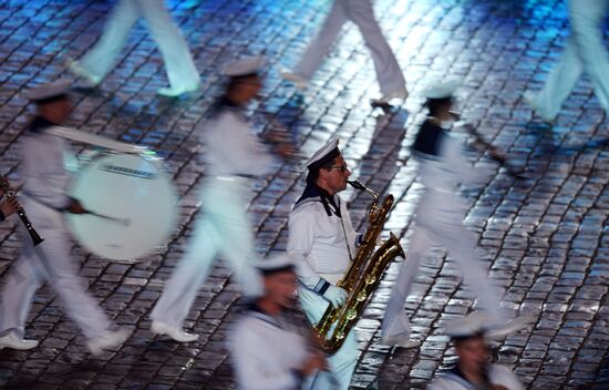 2018 Spasskaya Tower Military Music Festival closing ceremony