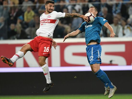 Football. Russian Football Premier League. Zenit vs. Spartak