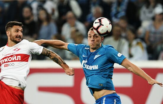 Football. Russian Football Premier League. Zenit vs. Spartak