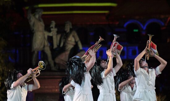 2018 Spasskaya Tower Military Music Festival closing ceremony