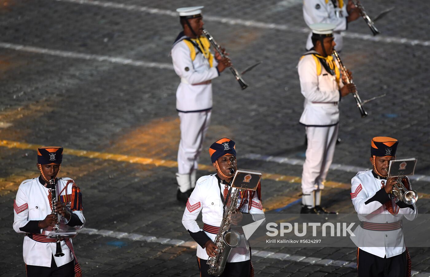 2018 Spasskaya Tower Military Music Festival closing ceremony