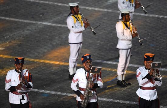 2018 Spasskaya Tower Military Music Festival closing ceremony