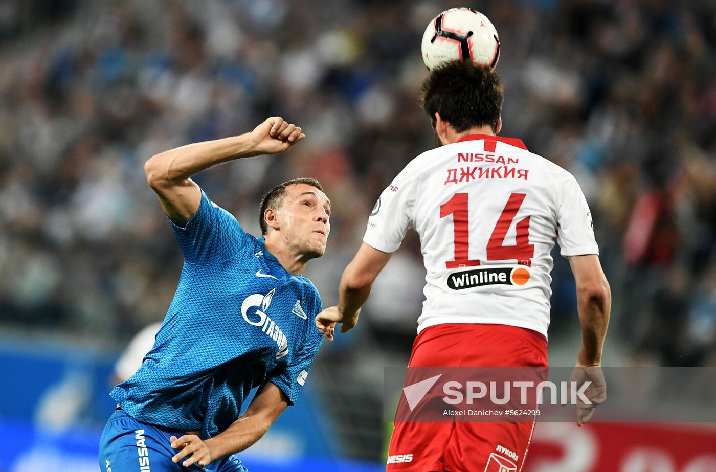 Football. Russian Football Premier League. Zenit vs. Spartak
