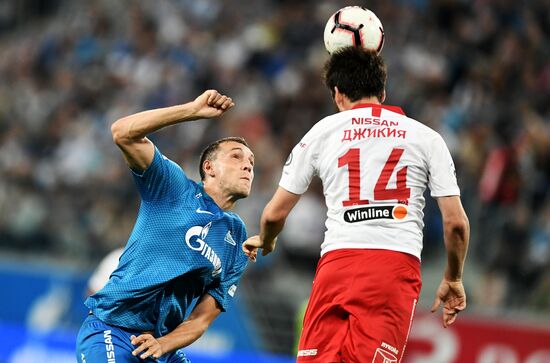 Football. Russian Football Premier League. Zenit vs. Spartak