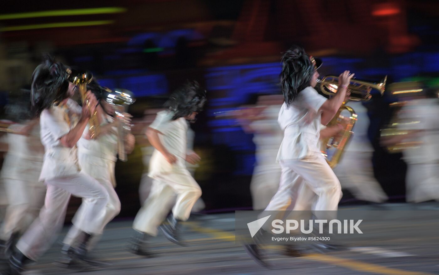 2018 Spasskaya Tower Military Music Festival closing ceremony