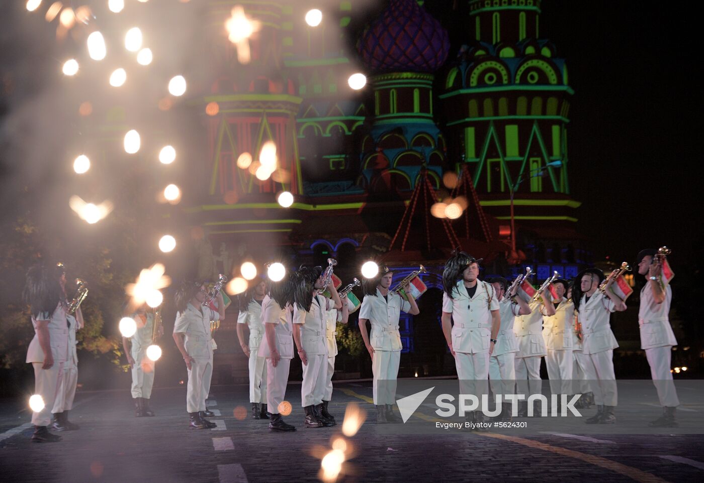 2018 Spasskaya Tower Military Music Festival closing ceremony