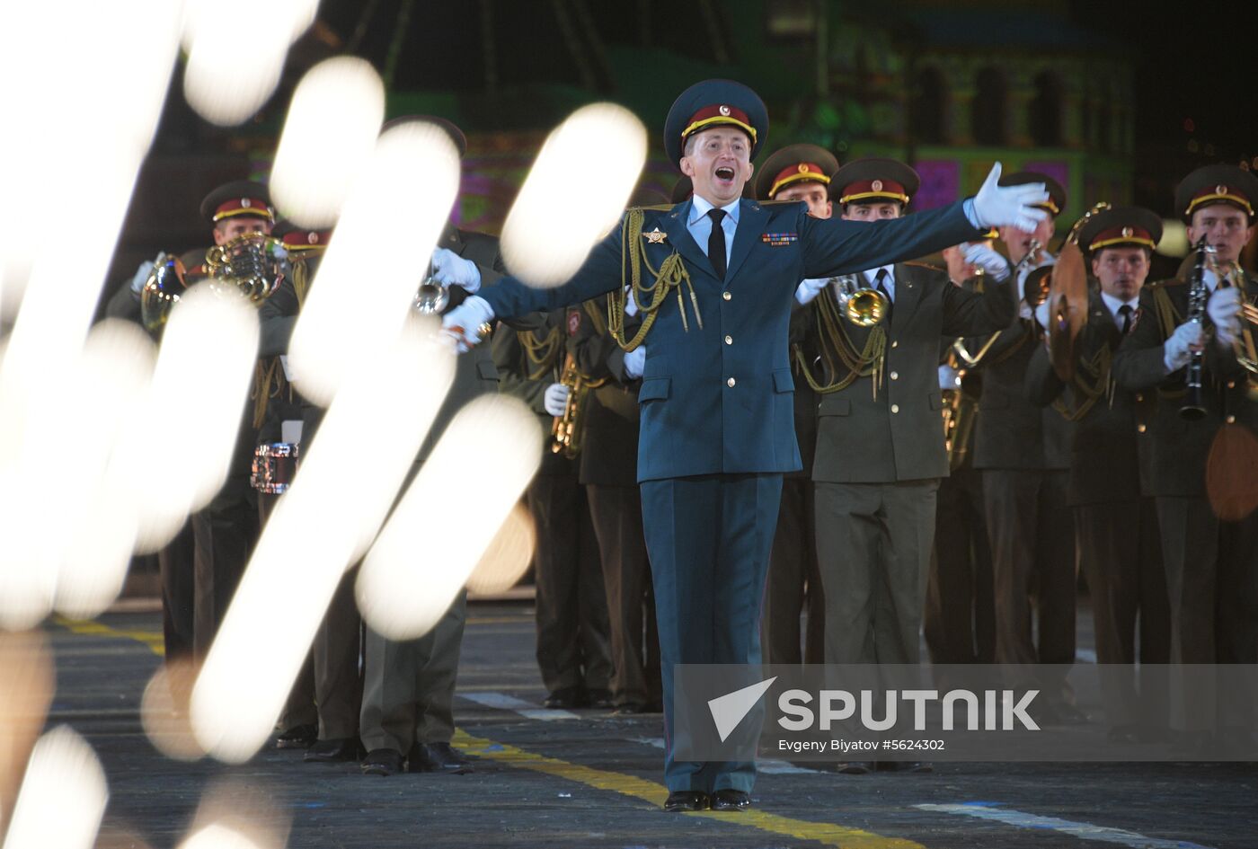 2018 Spasskaya Tower Military Music Festival closing ceremony