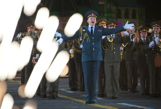 2018 Spasskaya Tower Military Music Festival closing ceremony