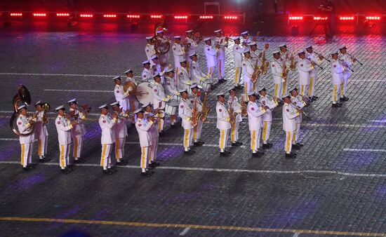 2018 Spasskaya Tower Military Music Festival closing ceremony