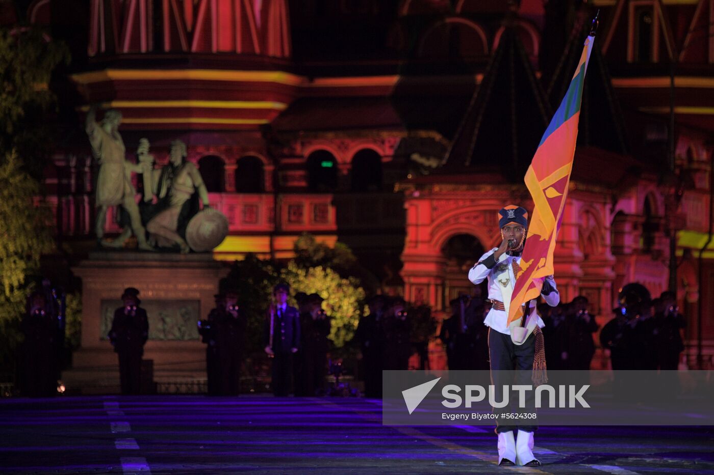 2018 Spasskaya Tower Military Music Festival closing ceremony