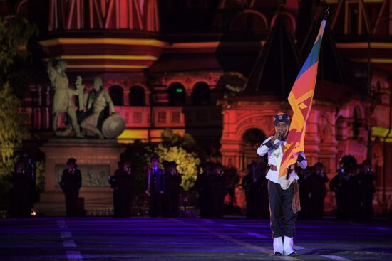 2018 Spasskaya Tower Military Music Festival closing ceremony