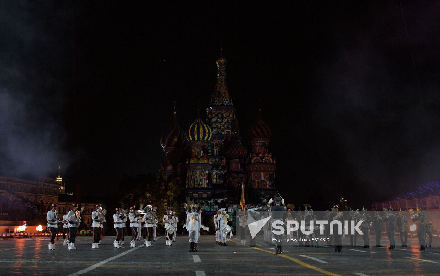 2018 Spasskaya Tower Military Music Festival closing ceremony