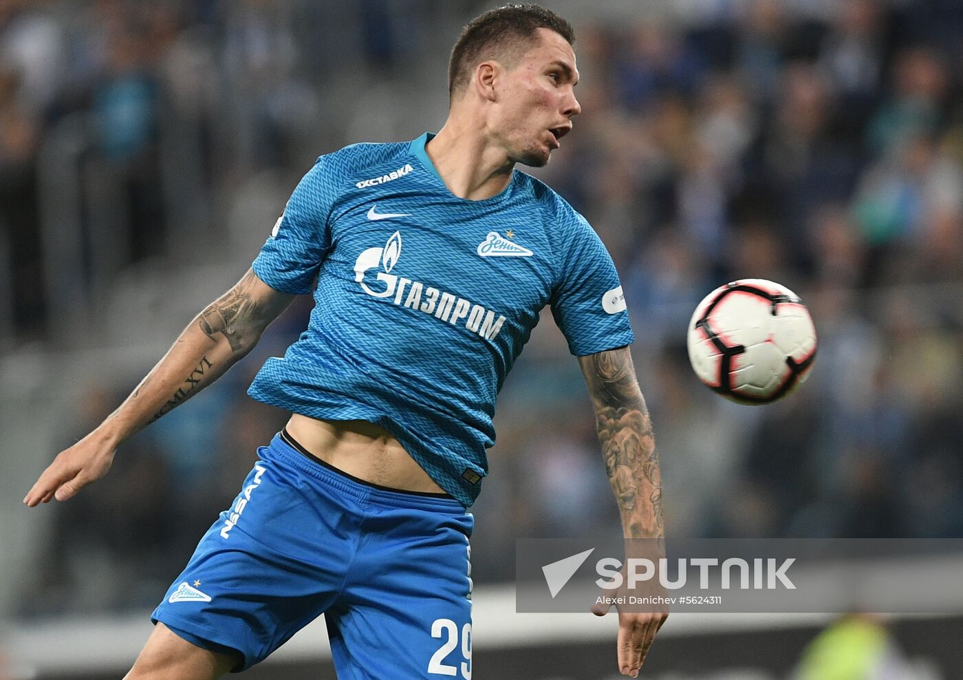 Football. Russian Football Premier League. Zenit vs. Spartak
