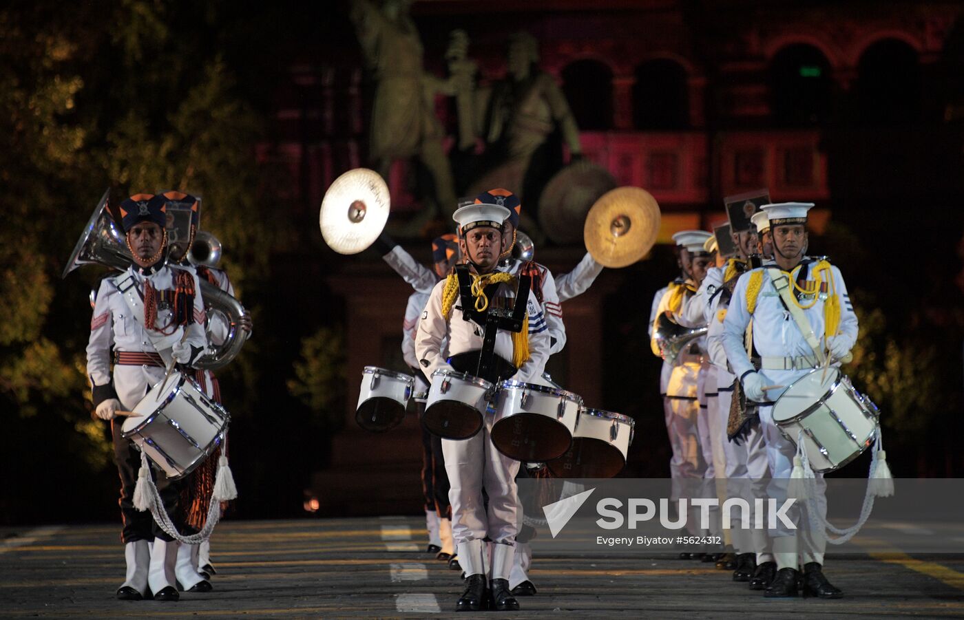 2018 Spasskaya Tower Military Music Festival closing ceremony