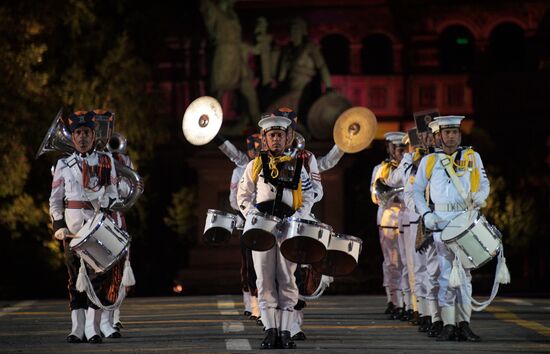 2018 Spasskaya Tower Military Music Festival closing ceremony