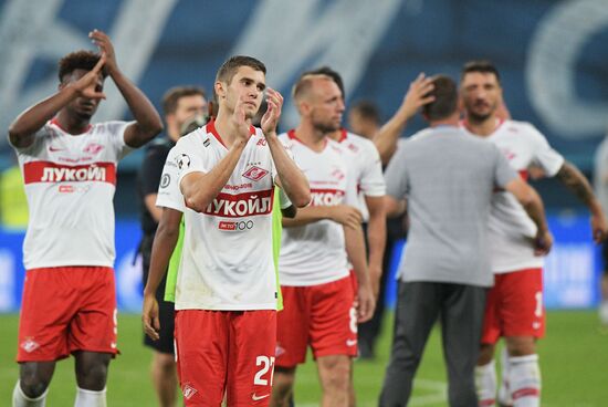 Football. Russian Football Premier League. Zenit vs. Spartak