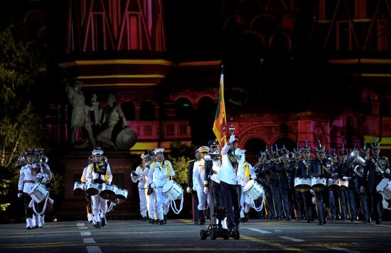 2018 Spasskaya Tower Military Music Festival closing ceremony
