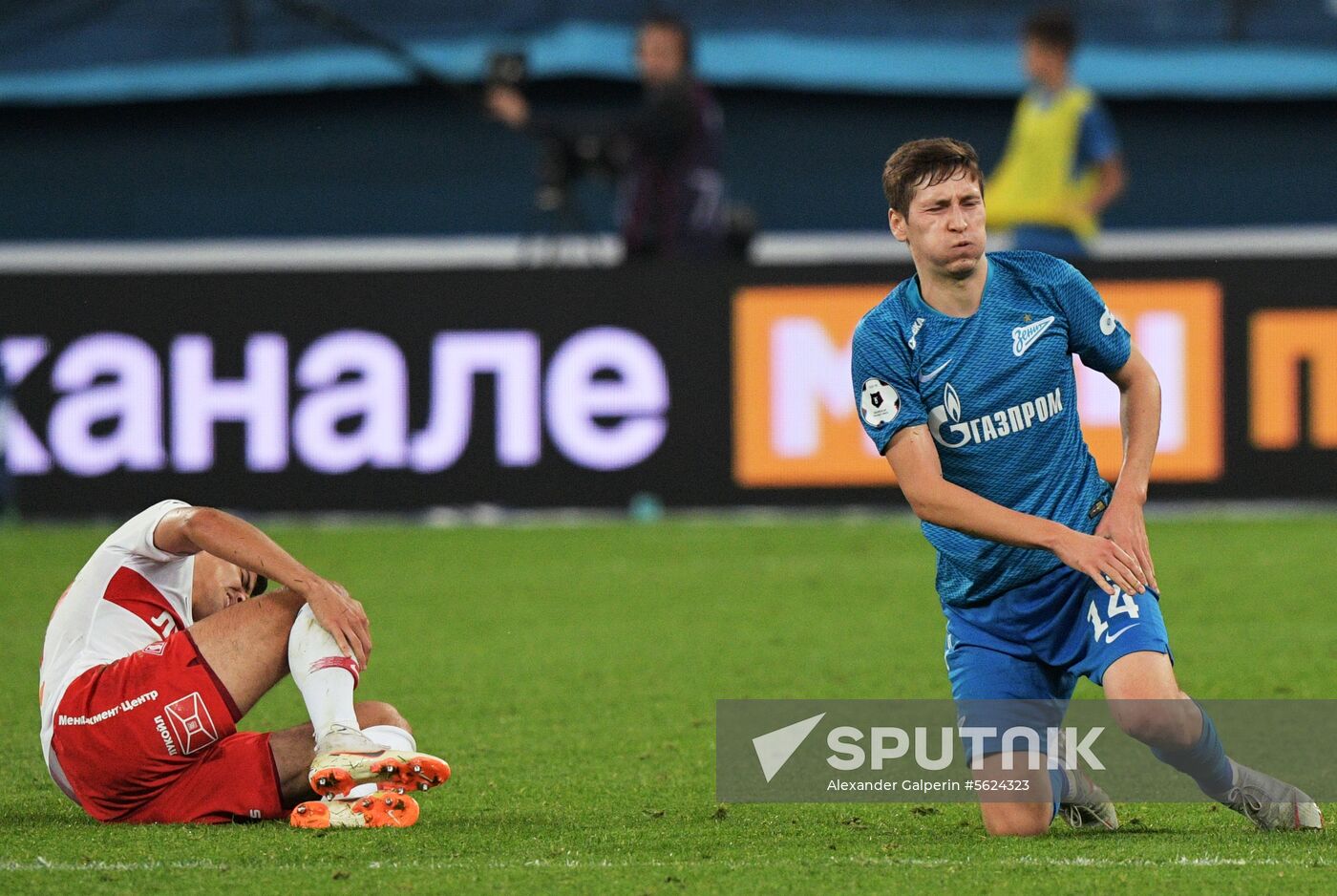 Football. Russian Football Premier League. Zenit vs. Spartak