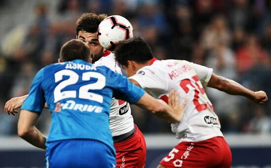 Football. Russian Football Premier League. Zenit vs. Spartak