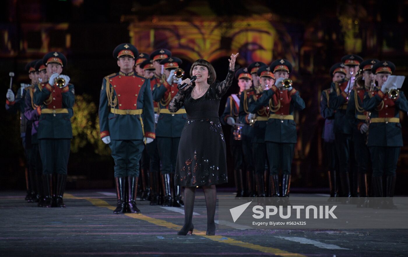 2018 Spasskaya Tower Military Music Festival closing ceremony