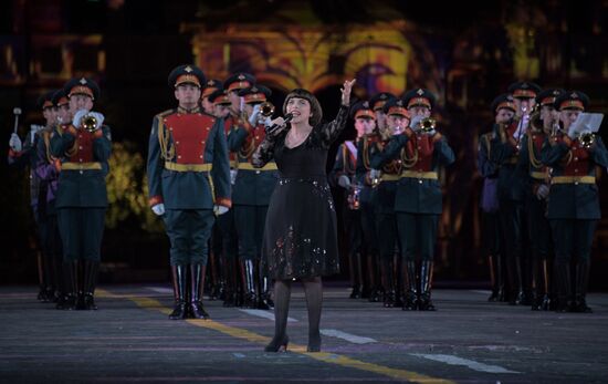 2018 Spasskaya Tower Military Music Festival closing ceremony