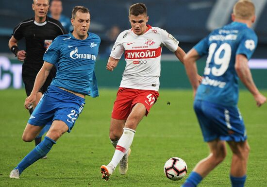Football. Russian Football Premier League. Zenit vs. Spartak